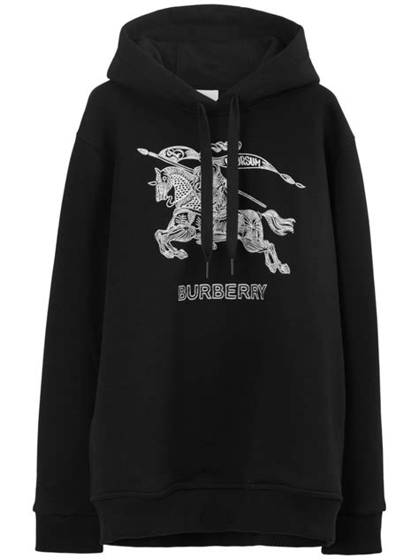 burberry embroidered logo sweatshirt|Burberry print t shirt.